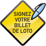 Signez votre billet de loto